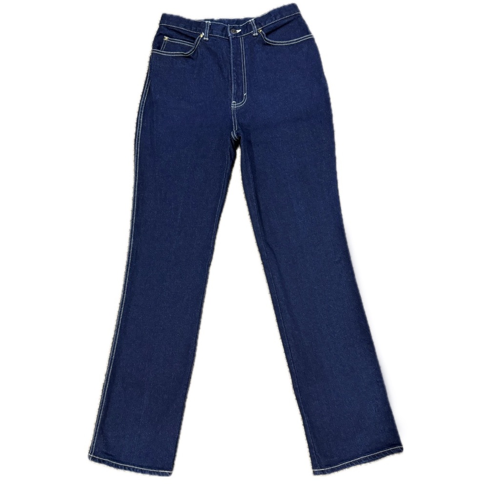 👖🛼 SASSON “Madame” High-Rise Straight Jeans |‎ Vintage Late 70s Japan | Sz 14